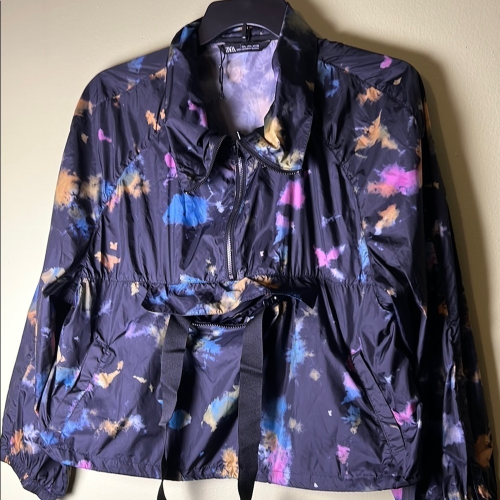 Zara Multicolor tie-dye Women's windbreaker Jacket